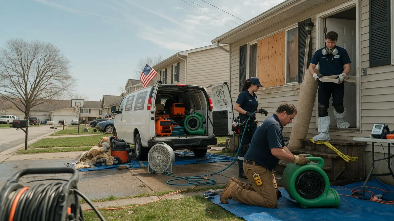 Water Damage Restoration in Viola, DE near me